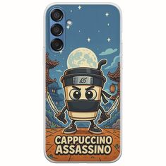 Brainrot - Cappuccino Assasino Samsung Galaxy M15 5G Flexible TPU (Διάφανη Σιλικόνη)