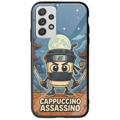 Brainrot - Cappuccino Assasino Samsung Galaxy A32 5G Groove TPU (Tempered Glass και TPU)