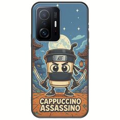 Brainrot - Cappuccino Assasino Xiaomi 11T / 11T Pro Black TPU (Μαύρη Σιλικόνη)
