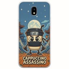 Brainrot - Cappuccino Assasino Samsung Galaxy J3(2017) Flexible TPU (Διάφανη Σιλικόνη)