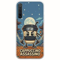 Brainrot - Cappuccino Assasino Realme X3 Flexible TPU (Διάφανη Σιλικόνη)