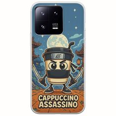 Brainrot - Cappuccino Assasino Xiaomi 13 Pro 5G Flexible TPU (Διάφανη Σιλικόνη)