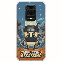 Brainrot - Cappuccino Assasino Xiaomi Redmi Note 9S / 9 Pro / 9 Pro Max Flexible TPU (Διάφανη Σιλικόνη)