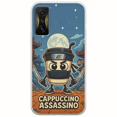 Brainrot - Cappuccino Assasino Xiaomi Poco F4 GT 5G Flexible TPU (Διάφανη Σιλικόνη)