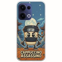 Brainrot - Cappuccino Assasino Oppo Reno 13 5G Flexible TPU (Διάφανη Σιλικόνη)