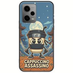 Brainrot - Cappuccino Assasino Xiaomi Poco X5 5G Black TPU (Μαύρη Σιλικόνη)