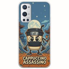 Brainrot - Cappuccino Assasino OnePlus 9 Pro Flexible TPU (Διάφανη Σιλικόνη)