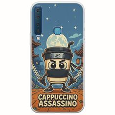 Brainrot - Cappuccino Assasino Samsung Galaxy A9 2018 Flexible TPU (Διάφανη Σιλικόνη)