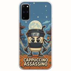 Brainrot - Cappuccino Assasino Samsung Galaxy S20 Plus Flexible TPU (Διάφανη Σιλικόνη)