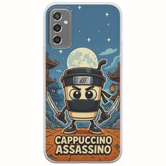 Brainrot - Cappuccino Assasino Samsung Galaxy M13 4G Flexible TPU (Διάφανη Σιλικόνη)