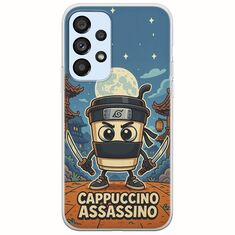 Brainrot - Cappuccino Assasino Samsung Galaxy A53 5G Flexible TPU (Διάφανη Σιλικόνη)