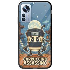 Brainrot - Cappuccino Assasino Xiaomi 12 Pro Groove TPU (Tempered Glass και TPU)