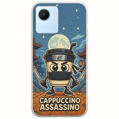 Brainrot - Cappuccino Assasino Realme Narzo 50i Prime Flexible TPU (Διάφανη Σιλικόνη)