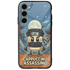 Brainrot - Cappuccino Assasino Samsung Galaxy S23 5G Groove TPU (Tempered Glass και TPU)