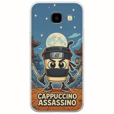 Brainrot - Cappuccino Assasino Samsung Galaxy A3(2016) Flexible TPU (Διάφανη Σιλικόνη)