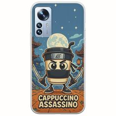 Brainrot - Cappuccino Assasino Xiaomi 12 Pro Flexible TPU (Διάφανη Σιλικόνη)