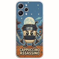 Brainrot - Cappuccino Assasino Xiaomi Redmi 12 Flexible TPU (Διάφανη Σιλικόνη)