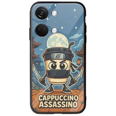 Brainrot - Cappuccino Assasino OnePlus Nord 3 5G Groove TPU (Tempered Glass και TPU)