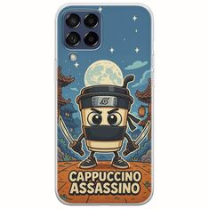 Brainrot - Cappuccino Assasino Samsung Galaxy M53 5G Flexible TPU (Διάφανη Σιλικόνη)
