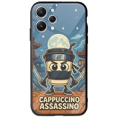 Brainrot - Cappuccino Assasino Xiaomi Redmi 12 5G Groove TPU (Tempered Glass και TPU)