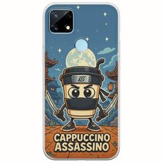 Brainrot - Cappuccino Assasino Realme 7i Flexible TPU (Διάφανη Σιλικόνη)