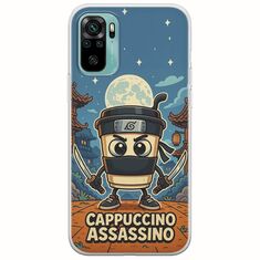 Brainrot - Cappuccino Assasino Xiaomi Redmi Note 10 / 10s Flexible TPU (Διάφανη Σιλικόνη)