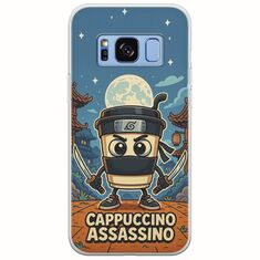 Brainrot - Cappuccino Assasino Samsung Galaxy S8 Flexible TPU (Διάφανη Σιλικόνη)