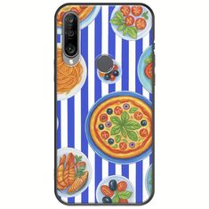 Mediterranean Feast Huawei Y6p Black TPU (Μαύρη Σιλικόνη)