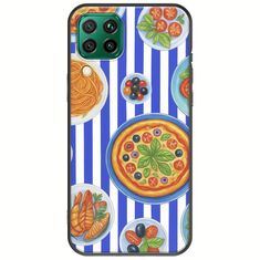 Mediterranean Feast Huawei P40 Lite Black TPU (Μαύρη Σιλικόνη)