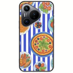 Mediterranean Feast Huawei Pura 70 Black TPU (Μαύρη Σιλικόνη)