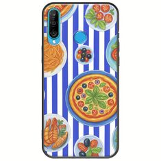 Mediterranean Feast Huawei P30 Lite Black TPU (Μαύρη Σιλικόνη)