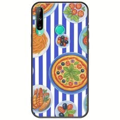 Mediterranean Feast Huawei P40 Lite E Black TPU (Μαύρη Σιλικόνη)