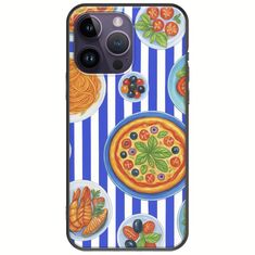 Mediterranean Feast iPhone 15 Pro Black TPU (Μαύρη Σιλικόνη)