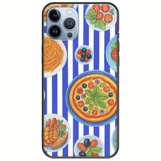 Mediterranean Feast iPhone 12 Pro Black TPU (Μαύρη Σιλικόνη)