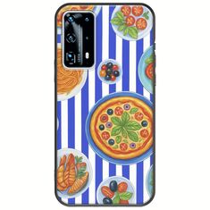 Mediterranean Feast Huawei P40 Black TPU (Μαύρη Σιλικόνη)