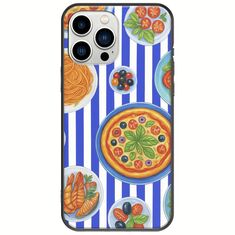 Mediterranean Feast iPhone 14 Pro Black TPU (Μαύρη Σιλικόνη)