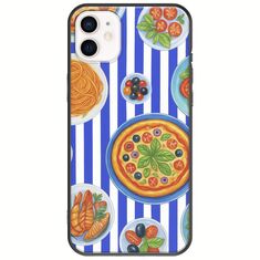 Mediterranean Feast iPhone 12 Black TPU (Μαύρη Σιλικόνη)