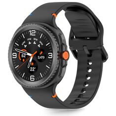 Μαύρο  λουράκι σιλικόνης για Samsung Galaxy Watch 8