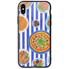 Mediterranean Feast iPhone XS Max Groove TPU (Tempered Glass και TPU)