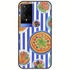 Mediterranean Feast TCL 50 5G Black TPU (Μαύρη Σιλικόνη)