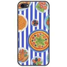 Mediterranean Feast iPhone SE 2020 Black TPU (Μαύρη Σιλικόνη)