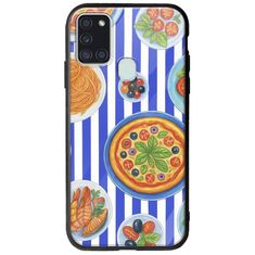 Mediterranean Feast Samsung Galaxy A21s Groove TPU (Tempered Glass και TPU)