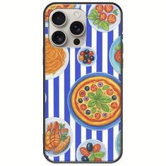 Mediterranean Feast iPhone 16 Pro Black TPU (Μαύρη Σιλικόνη)