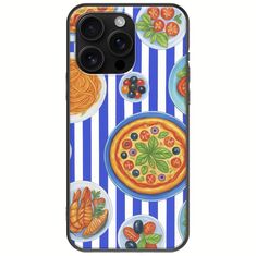 Mediterranean Feast iPhone 16 Pro Max Black TPU (Μαύρη Σιλικόνη)