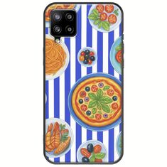 Mediterranean Feast Samsung Galaxy A22 4G Black TPU (Μαύρη Σιλικόνη)