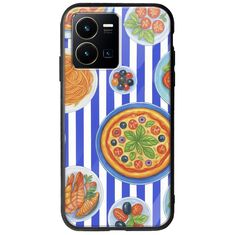 Mediterranean Feast Vivo Y35 Groove TPU (Tempered Glass και TPU)