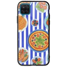 Mediterranean Feast Samsung Galaxy A12 Groove TPU (Tempered Glass και TPU)