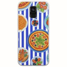 Mediterranean Feast Samsung Galaxy A8(2018) Flexible TPU (Διάφανη Σιλικόνη)