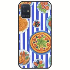 Mediterranean Feast Samsung Galaxy A71 Black TPU (Μαύρη Σιλικόνη)