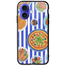 Mediterranean Feast iPhone 16 Groove TPU (Tempered Glass και TPU)